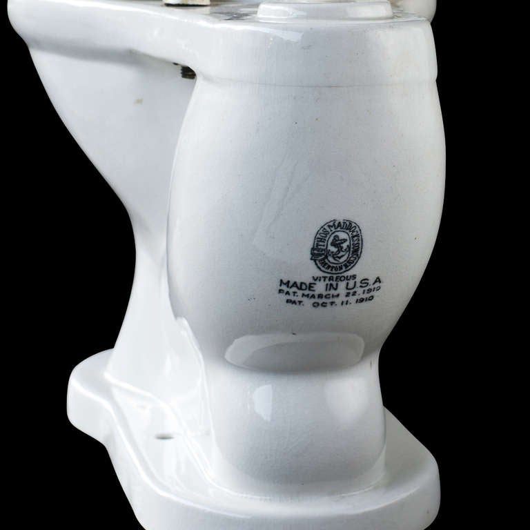 Salesman's Sample Porcelain Toilet 1