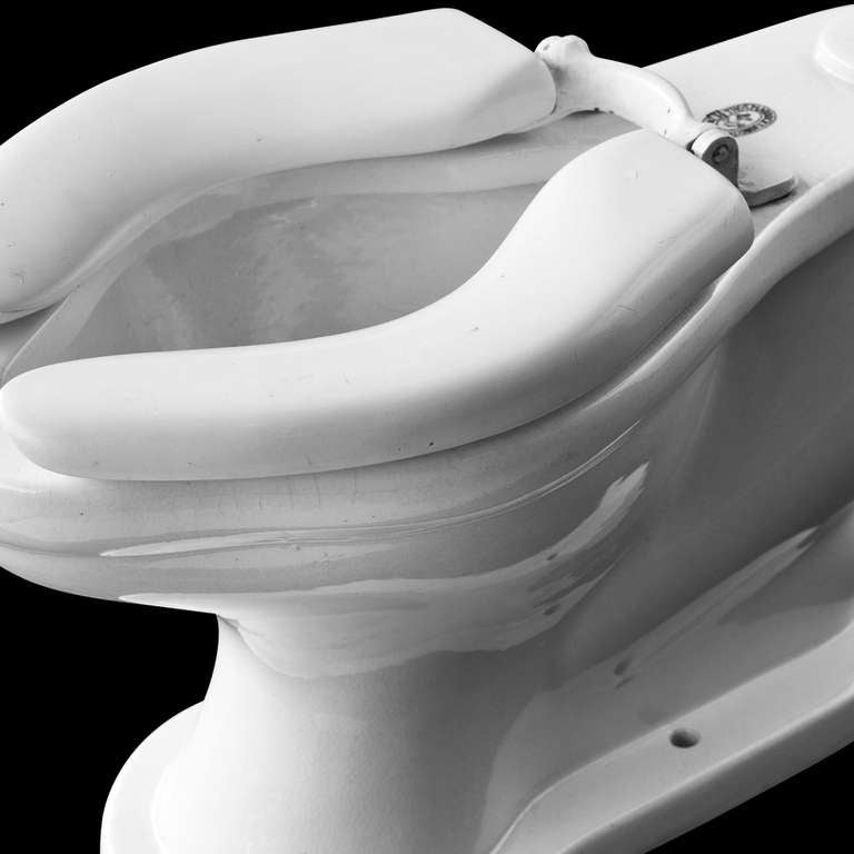 Mid-20th Century Salesman's Sample Porcelain Toilet
