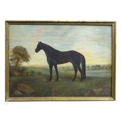 Oil on Canvas Painting of a Horse