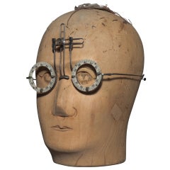 Antique Optometrist's Eyeglass Measuring Device