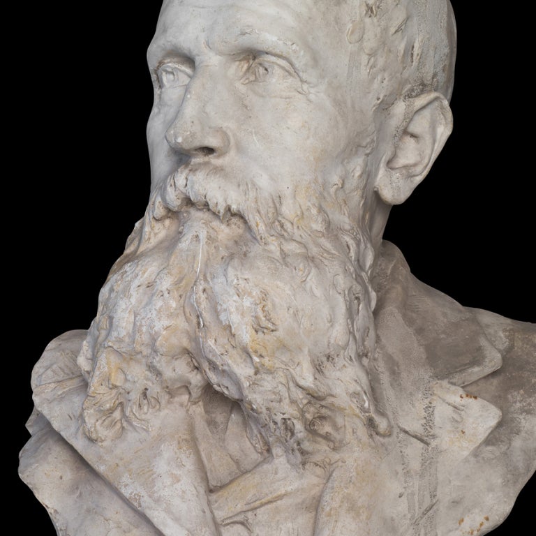 Plaster Composite Bust of Aristocrat