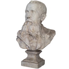 Plaster Composite Bust of Aristocrat