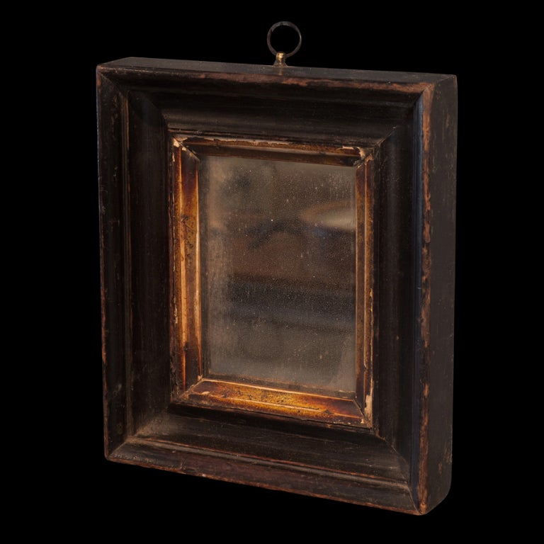 Collection Of 12 Wood Small Mirrors