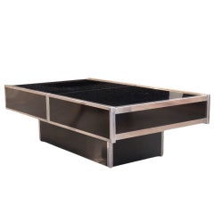 Contemporary black glass coffee table Contemporary black glass coffee table