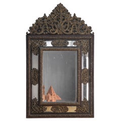Victorian Mercury Plate Glass Mirror