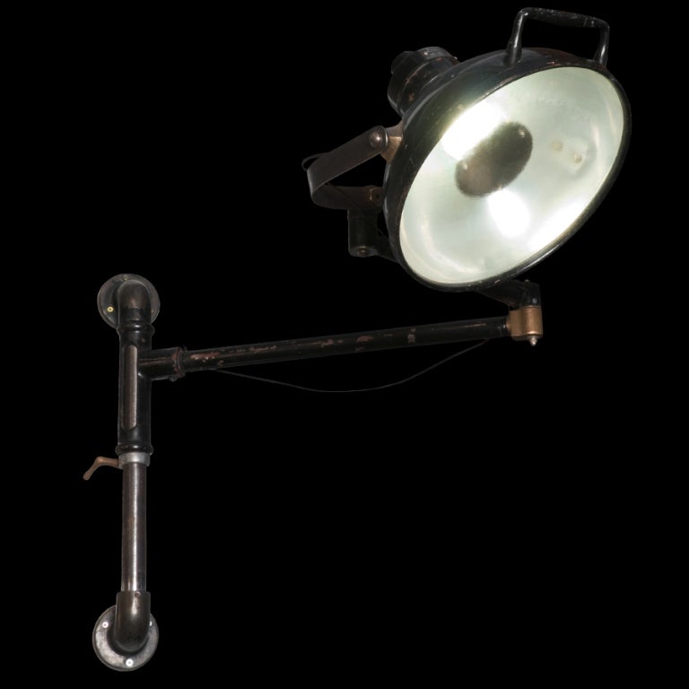 Dental/ Medical Wall Mounted Industrial Light at 1stDibs wall mounted