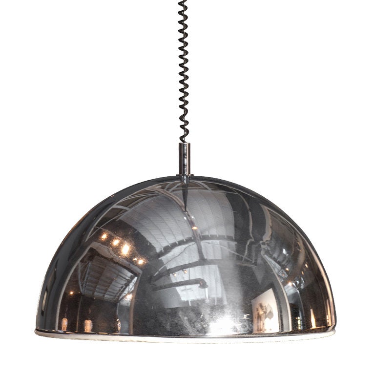 Chrome Rise Fall Large Pendant Light Chrome Rise Fall Large Pendant Light