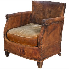Childs Leather Club Chair 