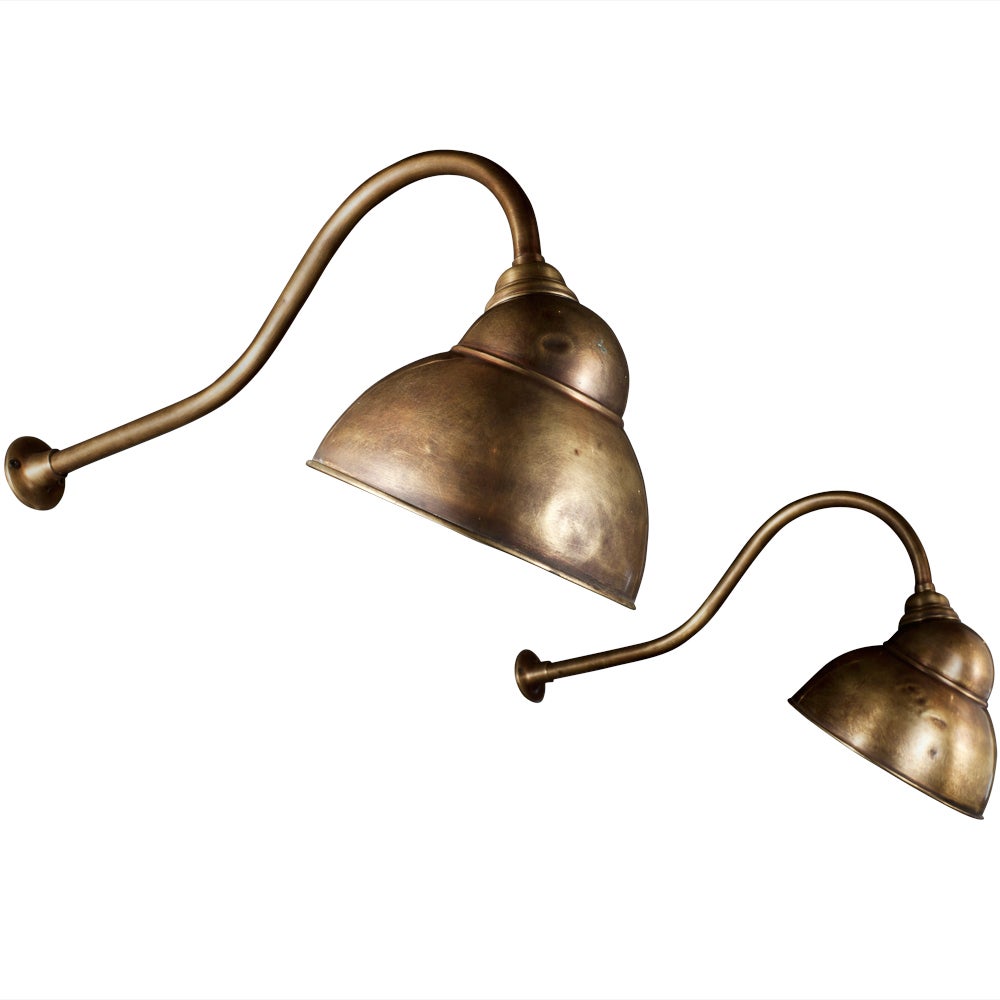 Large Brass Picture Wall Light