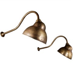 Large Brass Picture Wall Light