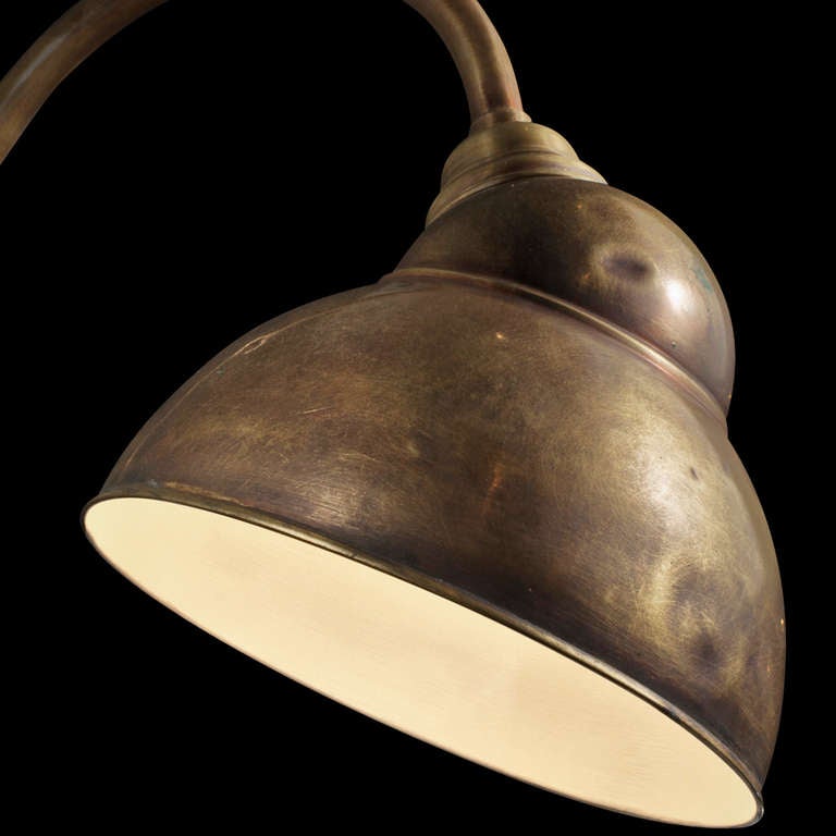 Large Brass Picture Wall Light