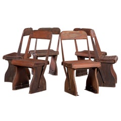 Six Iron / Wood Reversible Chairs