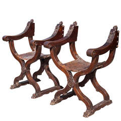 Carved Throne Chairs