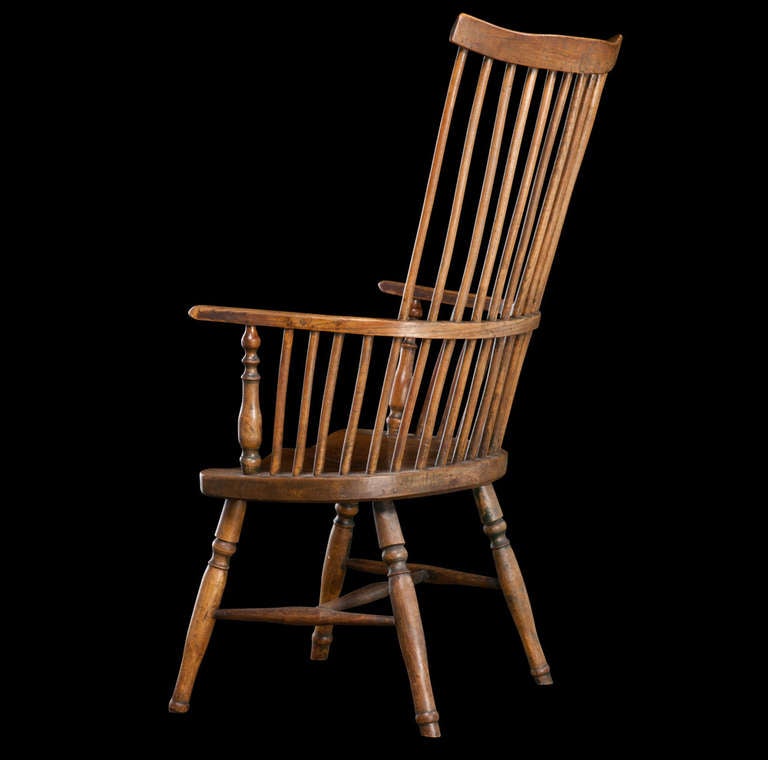 English Comb Back Windsor Chair