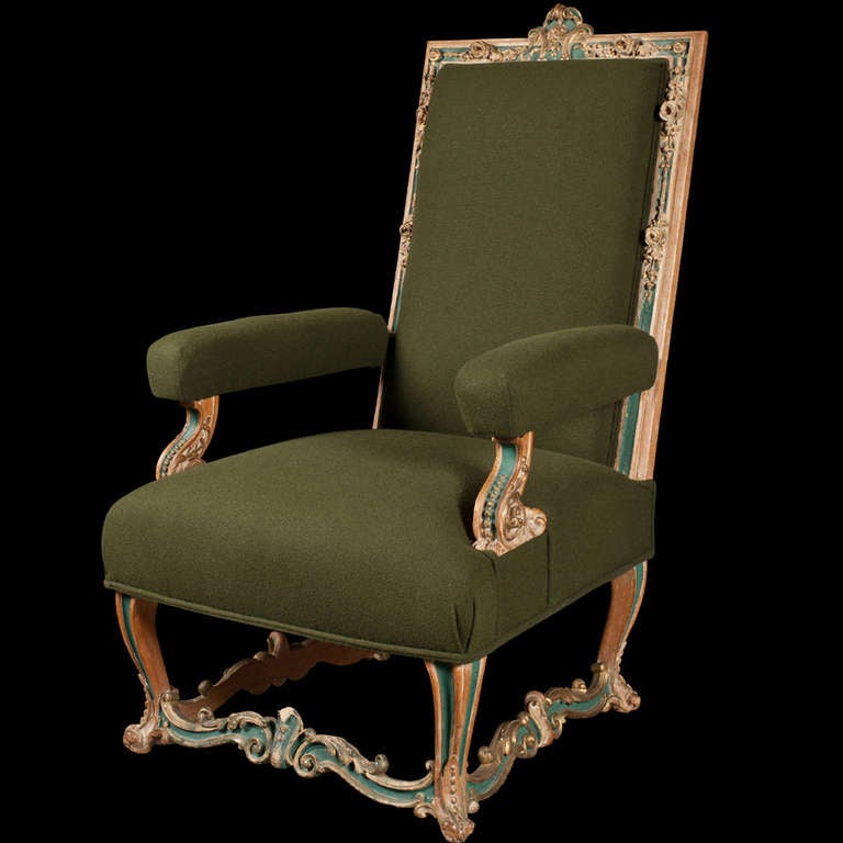 Regency Ornate Venetian Armchair