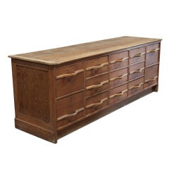 Multi-Drawer Laundry Chest from English Convent