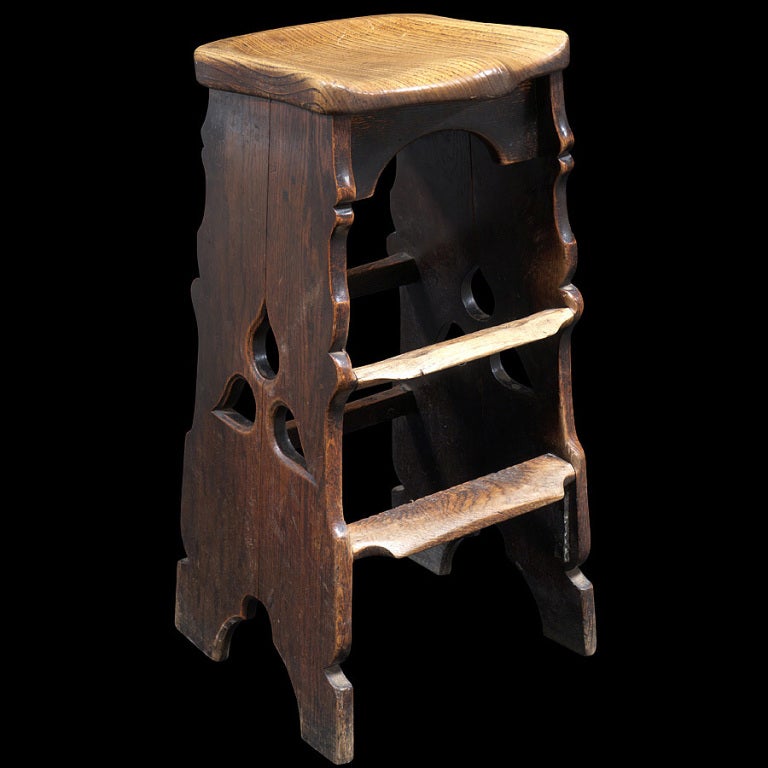 Work/Factory Hand Carved Stool