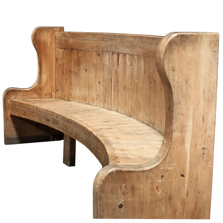 Monumental French Chateau Bench