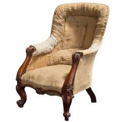 Mahogany Tall Back English Chair