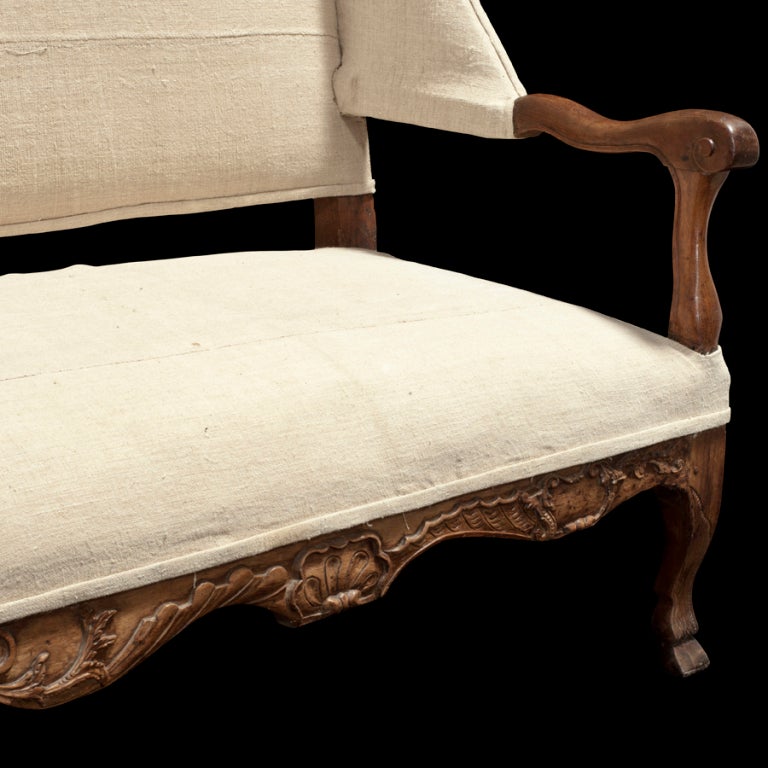 Monumental Six Legged Louis IV Sofa