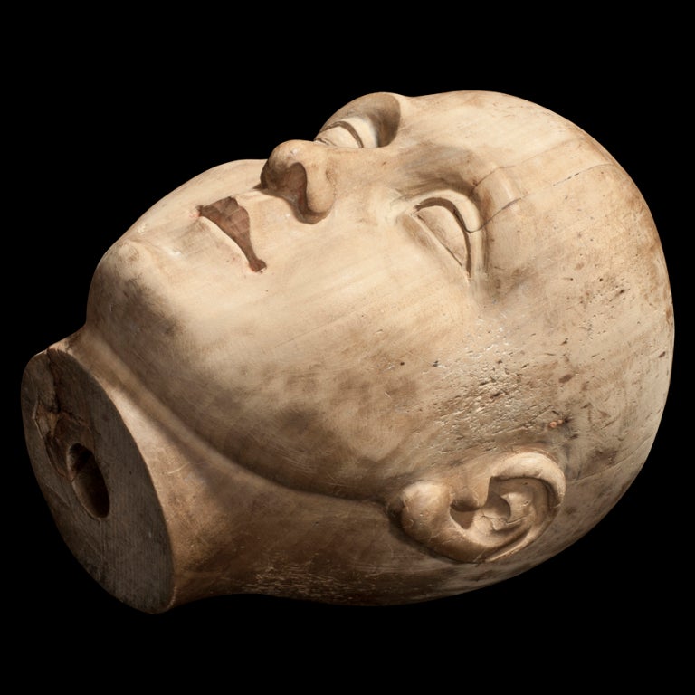 Delicately Carved Artist Model Head