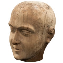 Delicately Carved Artist Model Head