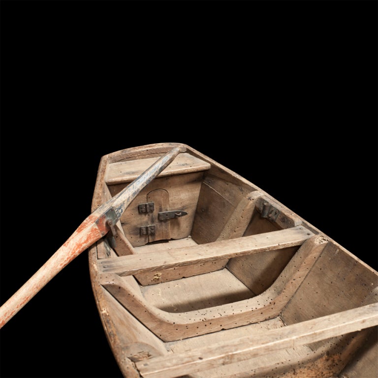 Wooden Model of a Row Boat 2