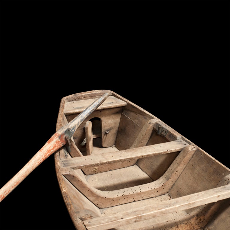 Wooden Model of a Row Boat 3
