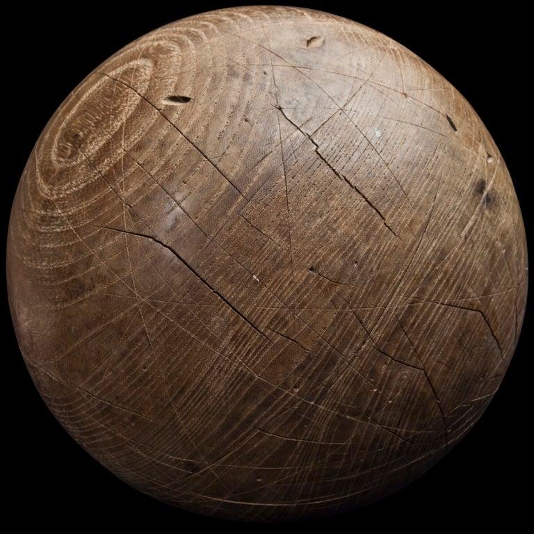 Five Japanese Wooden Spheres at 1stdibs