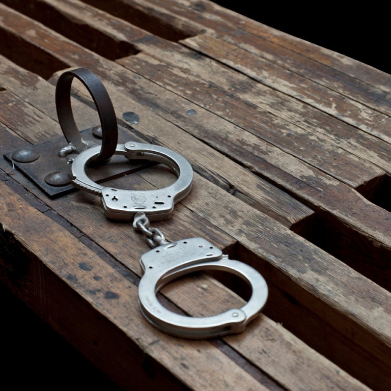 handcuff detention benches