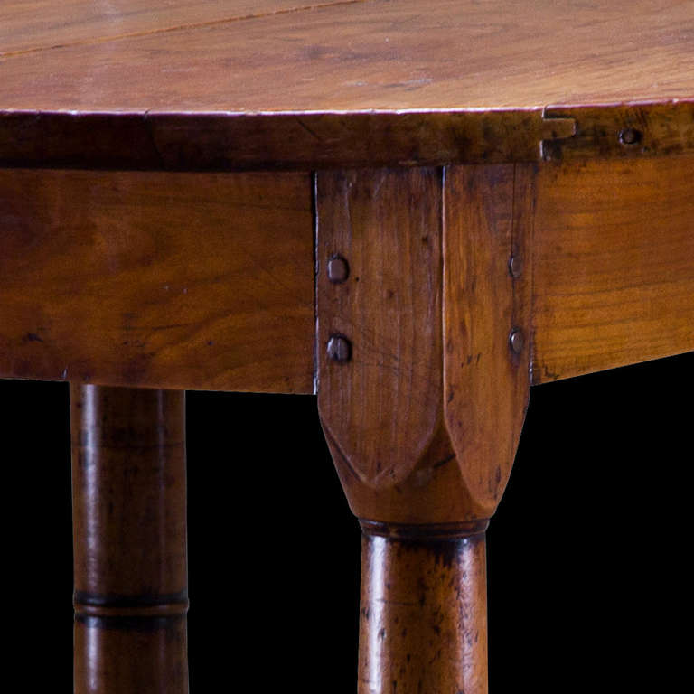 19th Century Fruitwood Cricket Table