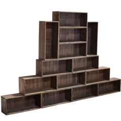 Wooden Storage Boxes of Uniform Size