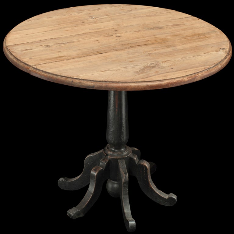 19th Century Large Round Center Table