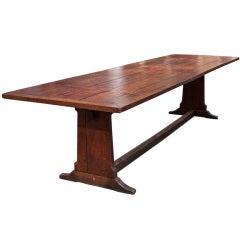 Monumental 10 Foot Dining Table