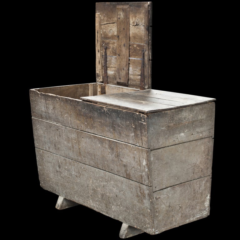 Two Door Primitive Grain Bin