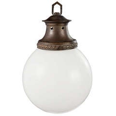 Opaline Globe Pendant