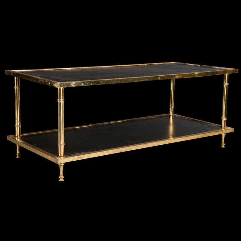 Mid-20th Century Brass Coffee Table