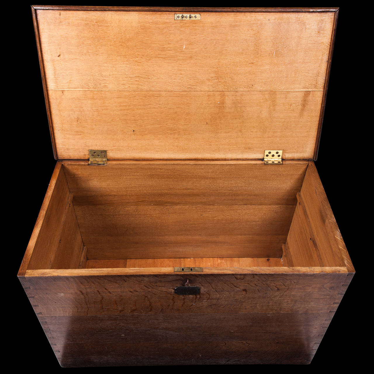 Oak Storage Chest at 1stdibs