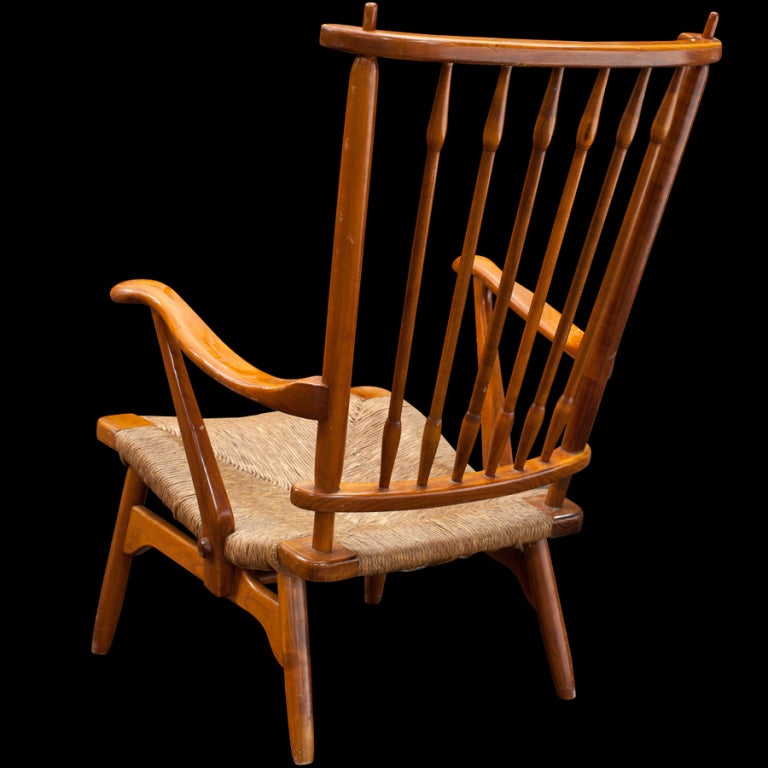 Mid-20th Century Pair of French Modern Chairs