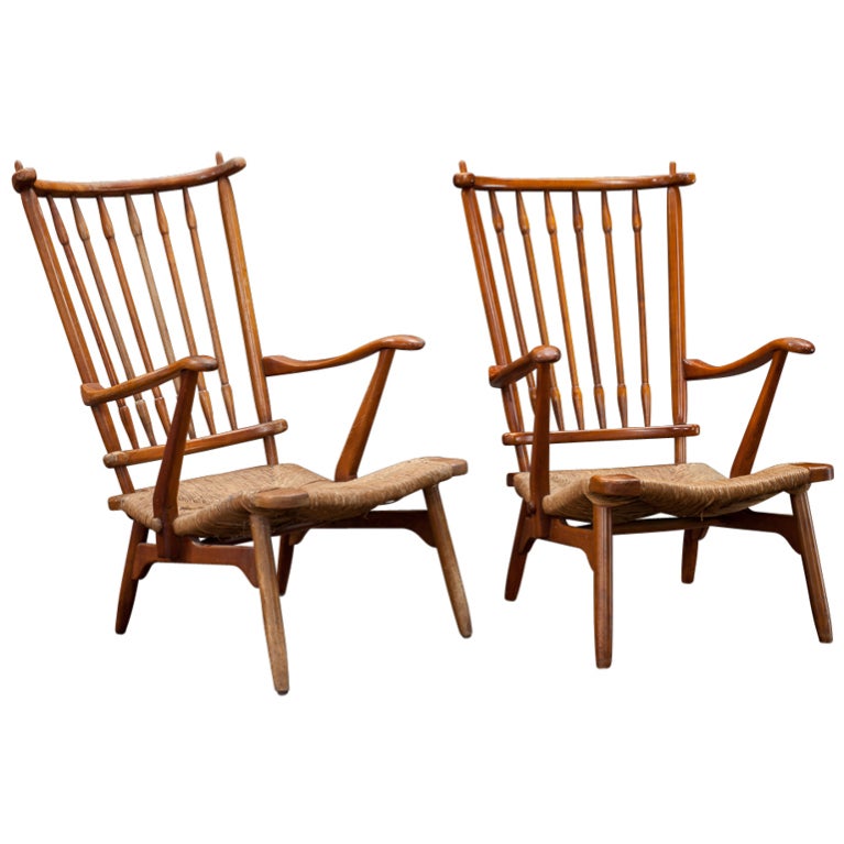 Pair of French Modern Chairs