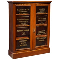 Glass Front Pharmacy Cabinet