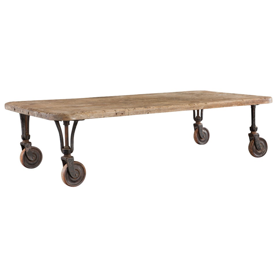 Wood Plank Coffee Table