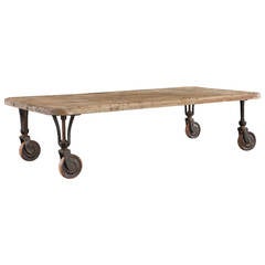 Wood Plank Coffee Table