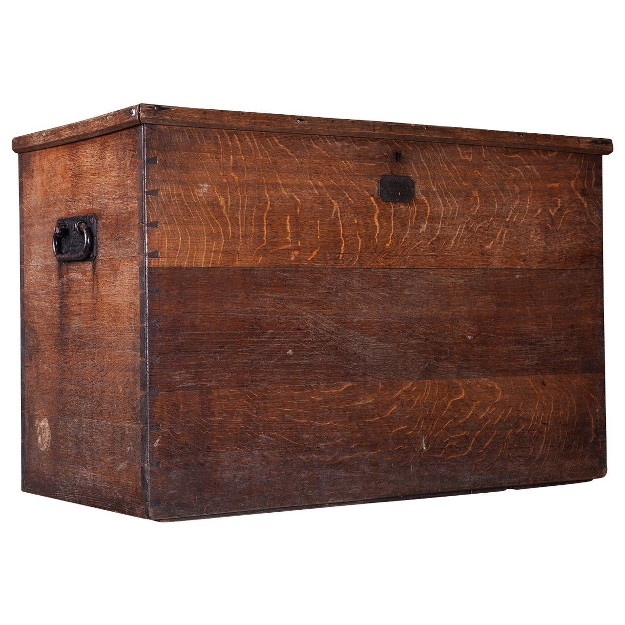 Oak Storage Chest at 1stdibs