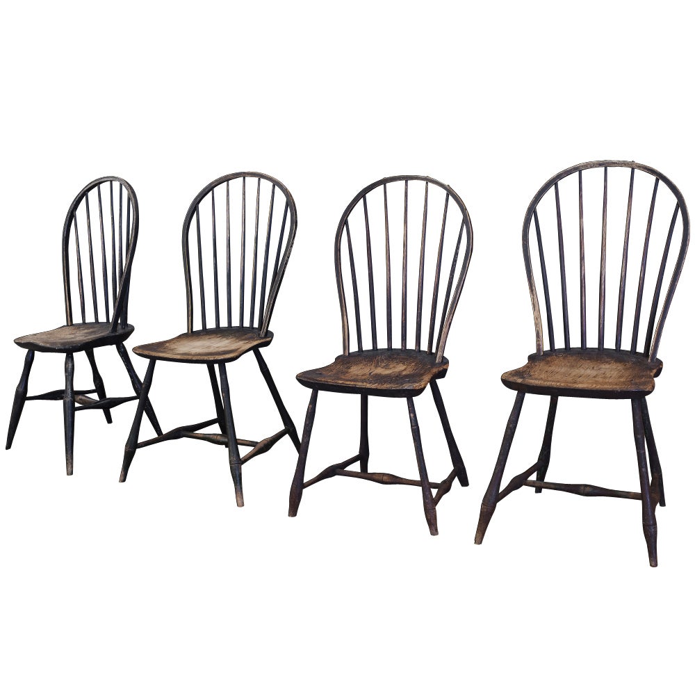 Bow Back Windsor Dining Chairs