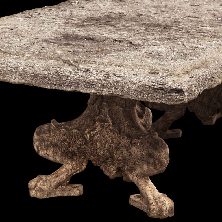 Monumental Stone Garden Dining Table 4