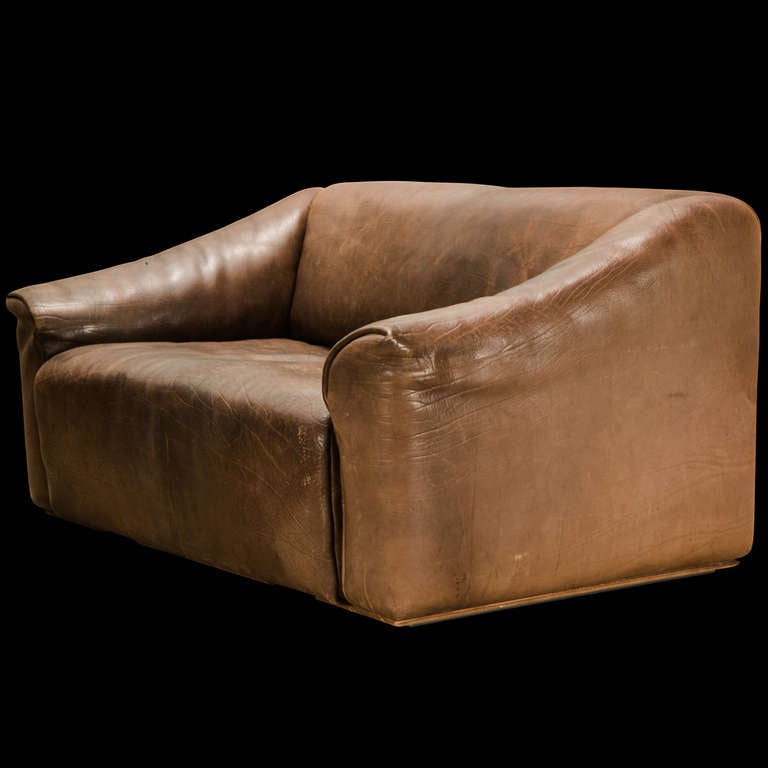 de Sede Bull Leather Sofas In Good Condition In Culver City, CA