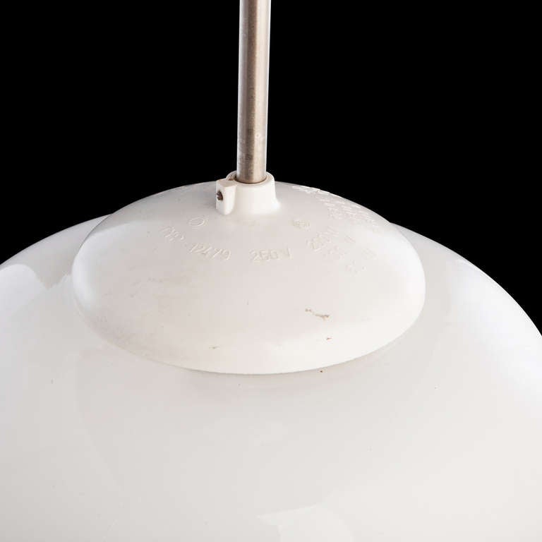 Opaline Glass Pendant In Good Condition In Culver City, CA