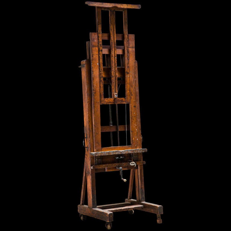 English 19th Century Studio Easel 4
