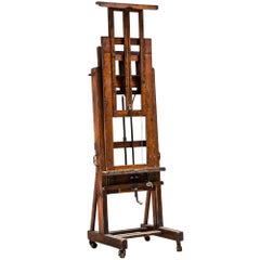 English 19th Century Studio Easel